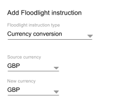 Source currency and new currency are the same.