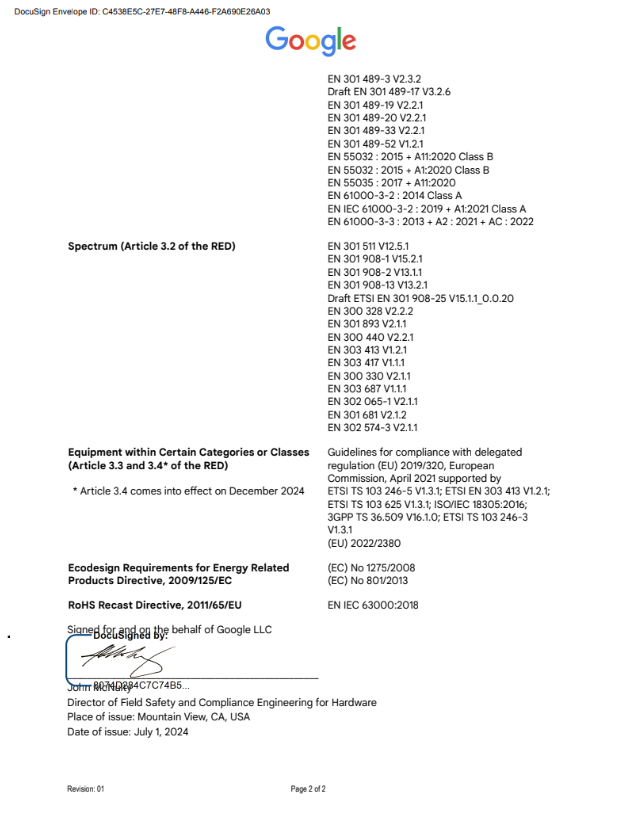 GGH2X, GC15S - EU Declaration of Conformity page 2