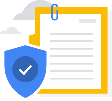 Gráfico con un portapapeles y una marca de verificación