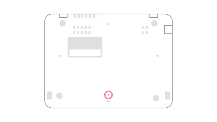 Samsung Series 5 550 Chromebook reset location